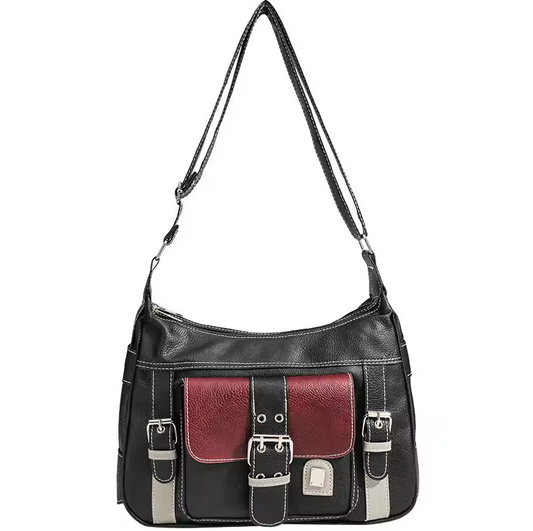 Leather Patch Bag
